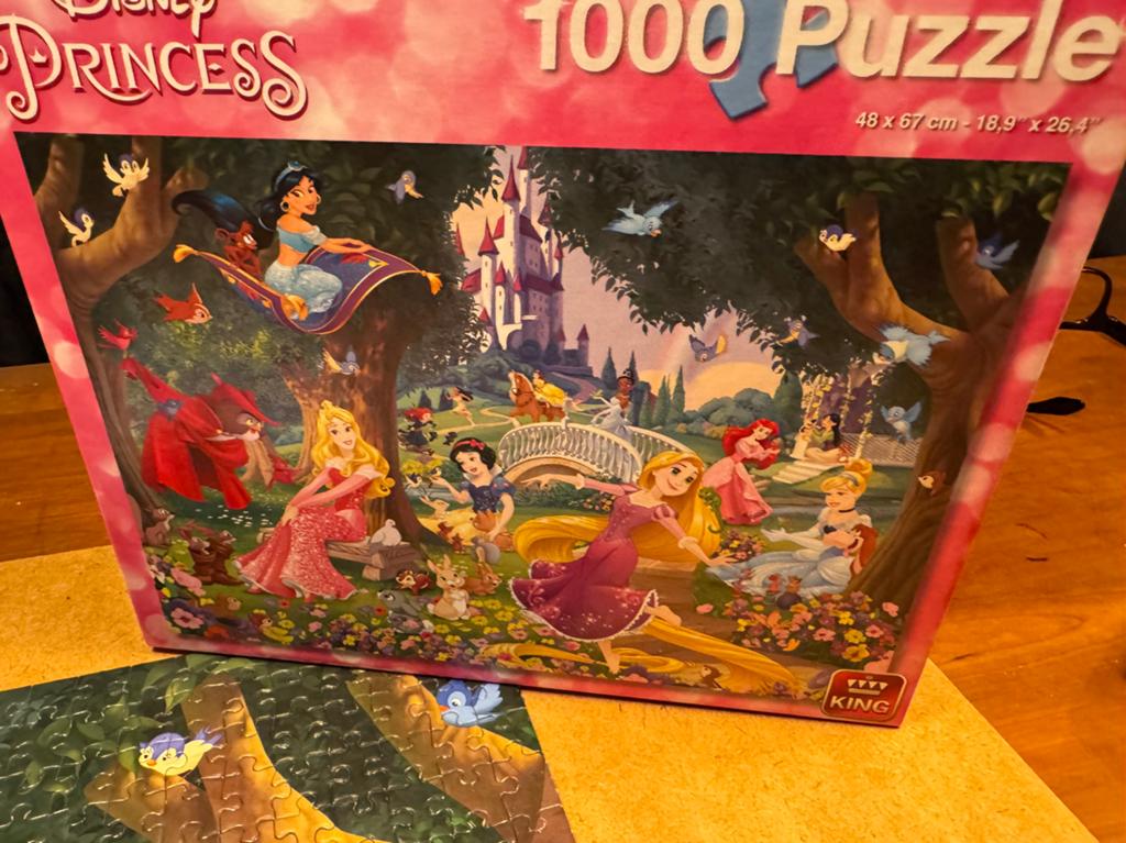 Disney puzzel 1000 stukjes, Ophalen, 500 t/m 1500 stukjes, Zo goed als nieuw