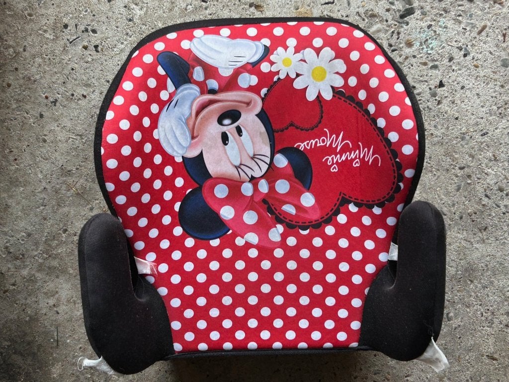 auto stoel verhoger mickey mouse, Autogordel, 15 t/m 36 kg, Zo goed als nieuw, Ophalen
