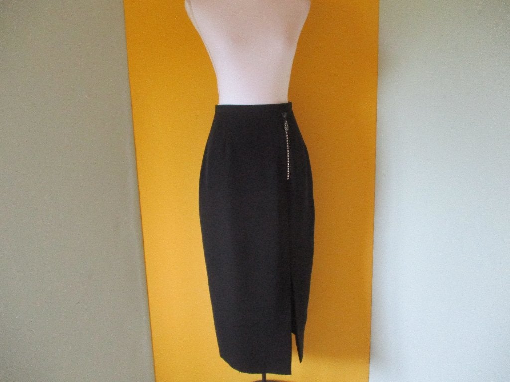 Herve F Paris rok maat 40 (made in France), Maat 38/40 (M), Verzenden, Zwart, Zo goed als nieuw