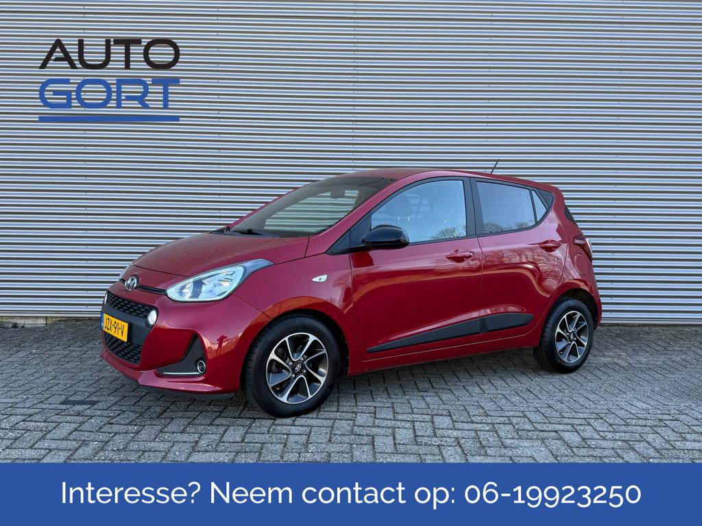 Hyundai i10 1.2 Passion | Airco | Stoel/Stuurverw. | Alu vel, Voorwielaandrijving, Stof, Gebruikt, Zwart