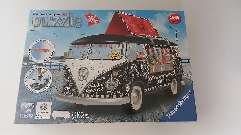3d puzzel VW food truck van Ravensburger, Ophalen, Minder dan 500 stukjes, Nieuw, Rubik's of 3D-puzzel