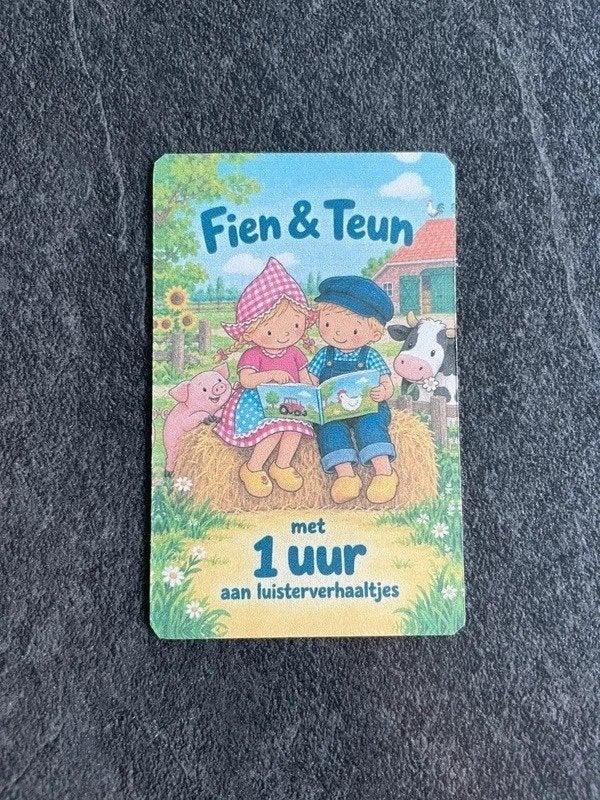 Yoto kaart – Fien & Teun 🐷🐮, Verzenden, Nieuw, Taal en Lezen, Met geluid