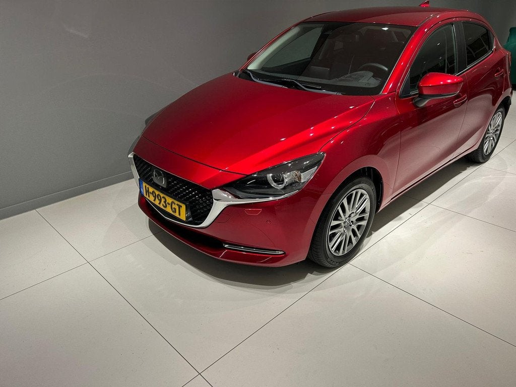 MAZDA 2 1.5 SKYACTIV-G 90PK Signature Leder PDC LMV Clima, Auto's, Mazda, 12 maanden, 4 cilinders, Leder en Stof, Origineel Nederlands