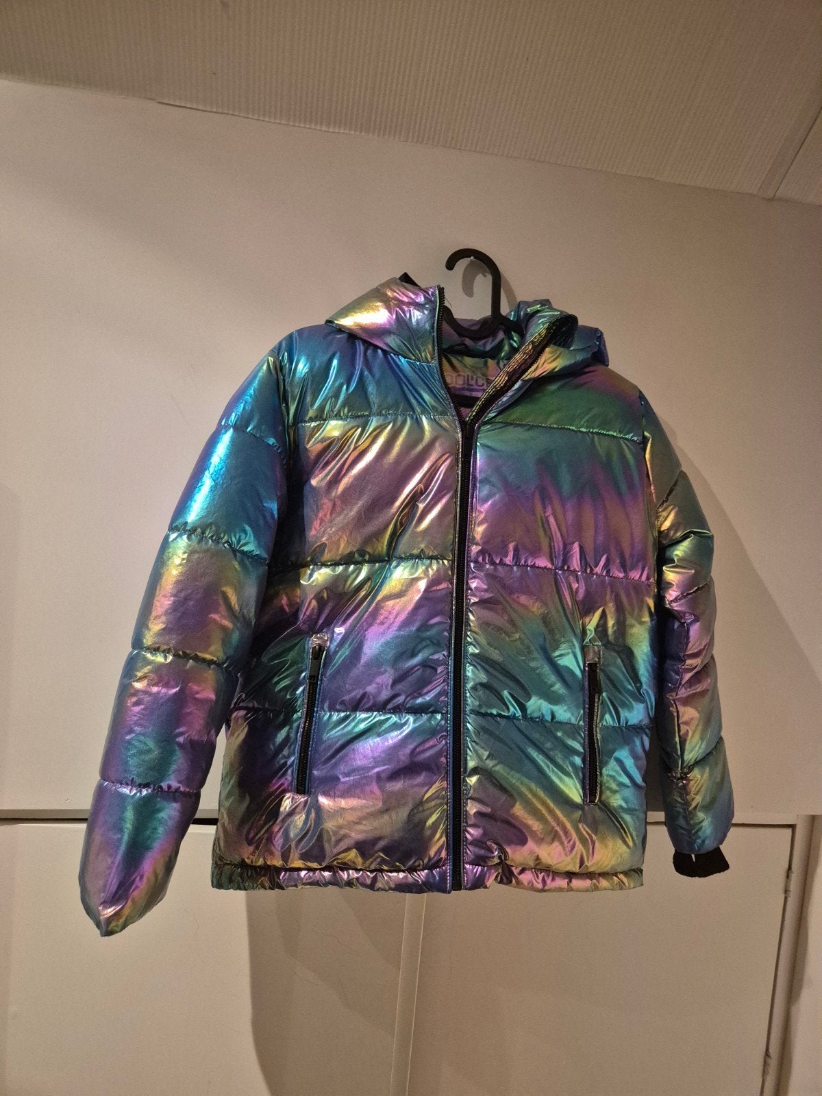 Coolcat Puffer Winterjas Jessica Metallic Oil 134/140, Meisje, Coolcat, Nieuw, Ophalen of Verzenden
