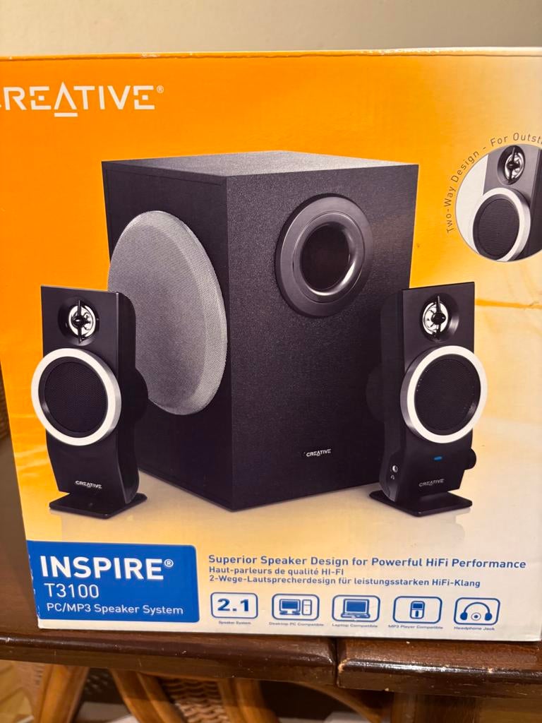 Pc/mp3 speaker systeem Inspire, Ophalen of Verzenden, Nieuw