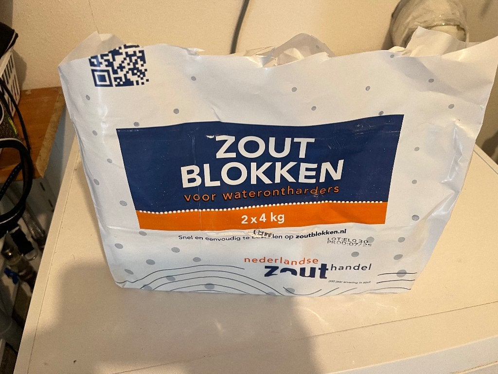Onthardingszout, Witgoed en Apparatuur, Waterontharders, Ophalen, Nieuw, Waterontharder met zout
