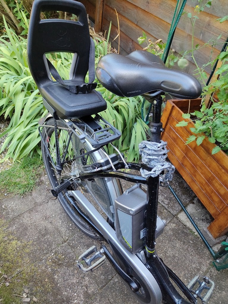 Bobike kinderzitje, Fietsen en Brommers, Fietsaccessoires | Fietsstoeltjes, Achterzitje, 15 t/m 36 kg, Ophalen, Bo-Bike