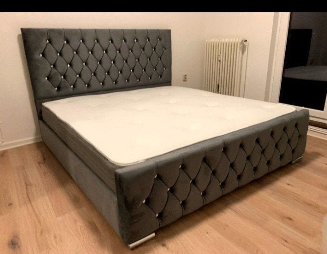 elegant bedframe verkrijgbaar in meerdere maten, Verzenden, Nieuw, Tweepersoons, Wit