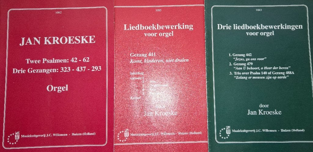 Koraalbewerkingen voor orgel (Kroeske en Kee), Orgel, Gebruikt, Ophalen of Verzenden, Religie en Gospel