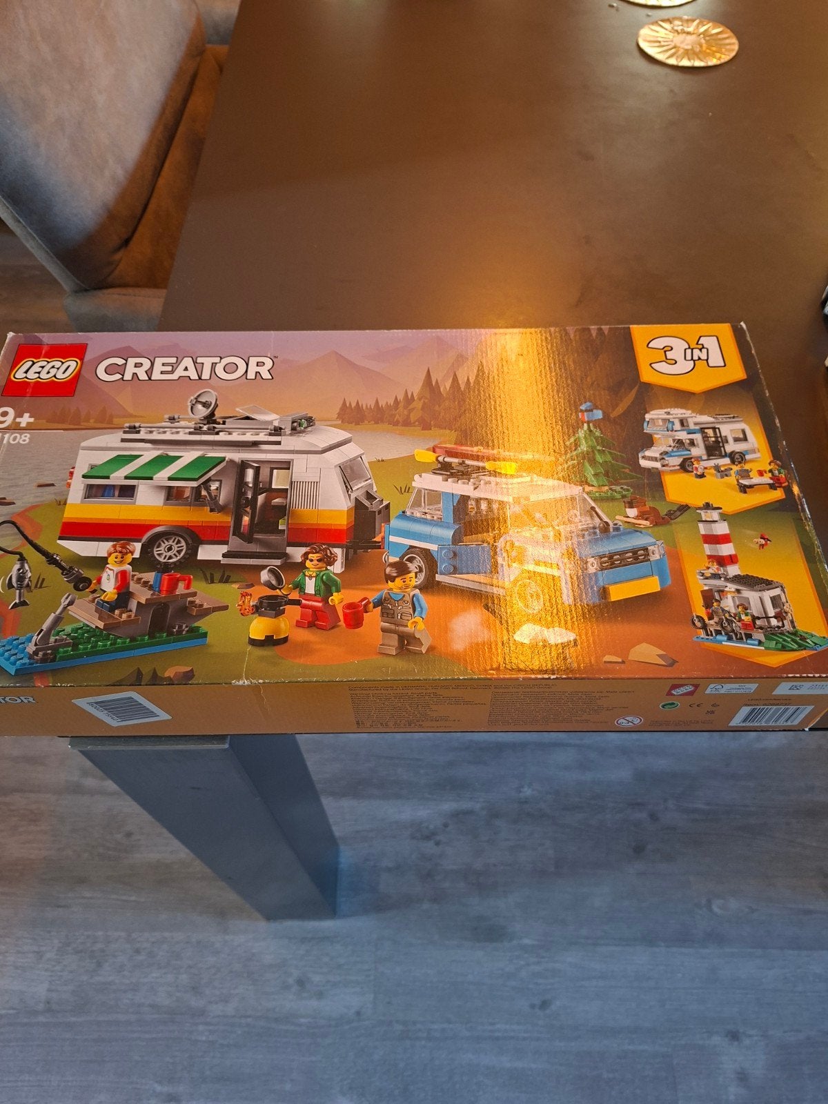 Lego Creator 31108 Caravan kampeervakantie 3-in-1, Lego, Ophalen of Verzenden, Zo goed als nieuw, Inclusief instructies