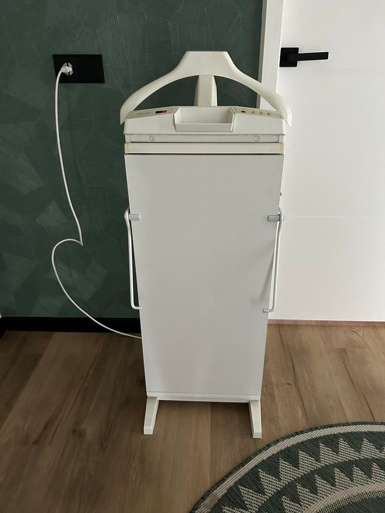 Witte elektrische broekenpers, Ophalen, Gebruikt