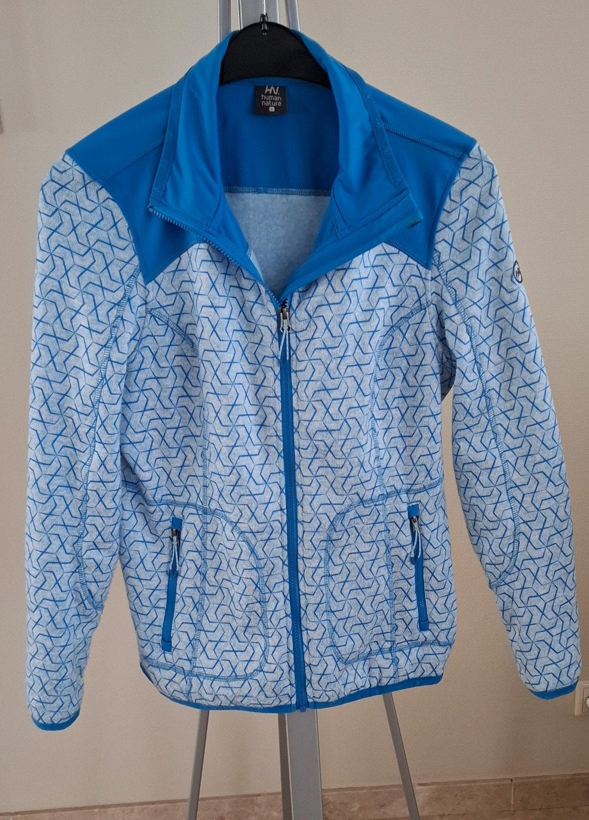 Human Nature vest met rits en zakken - Kobaltblauw, maat L, Human Nature, Ophalen of Verzenden, Gedragen