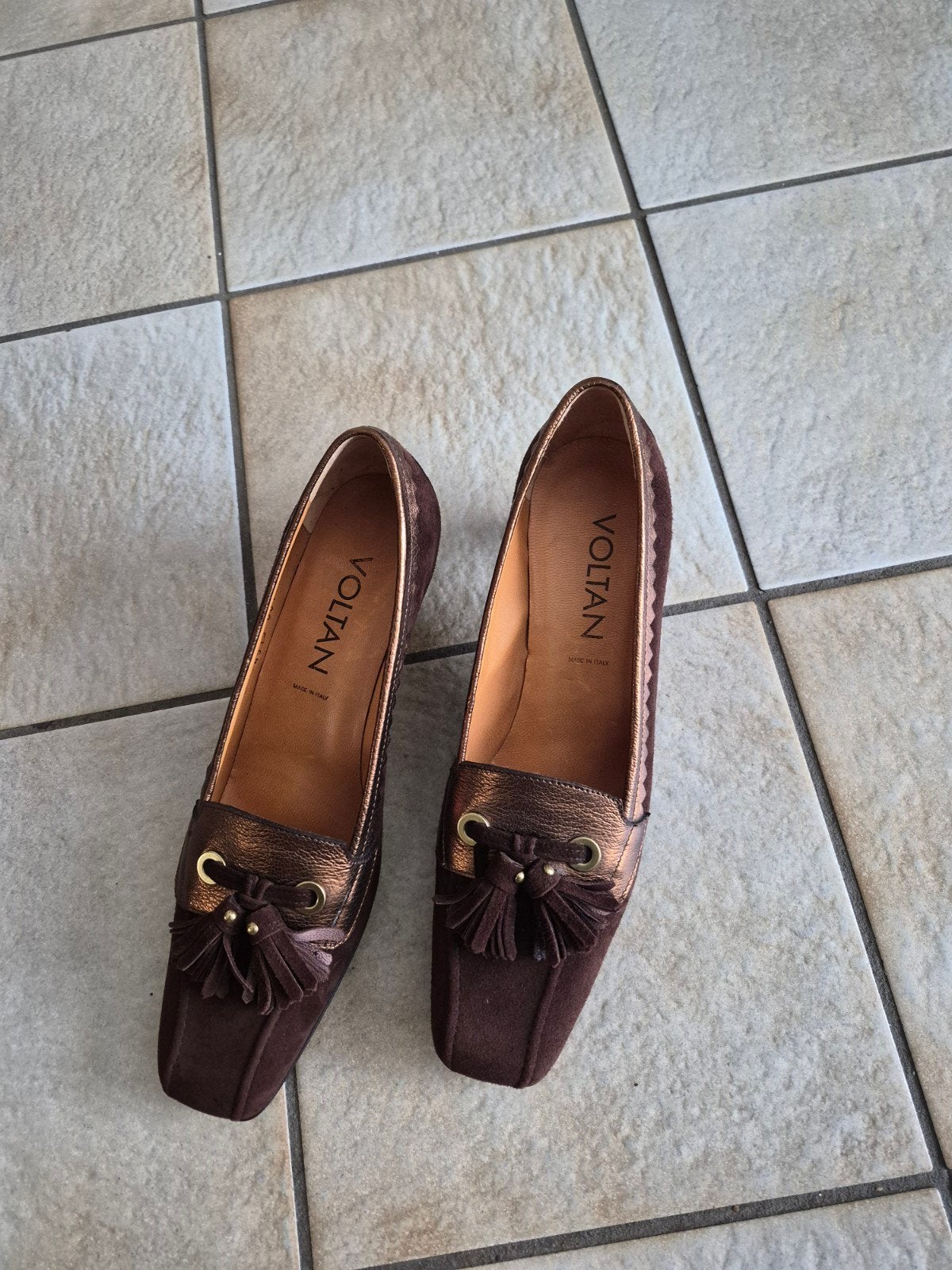Voltan damesschoenen maat 41, Kleding | Dames, Ophalen of Verzenden, Nieuw, Bruin
