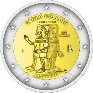 SPECIALE 2 EURO ITALIE 2026 PINOCCHIO BIJ JOHN, Ophalen of Verzenden, Italië, 2 euro, Losse munt