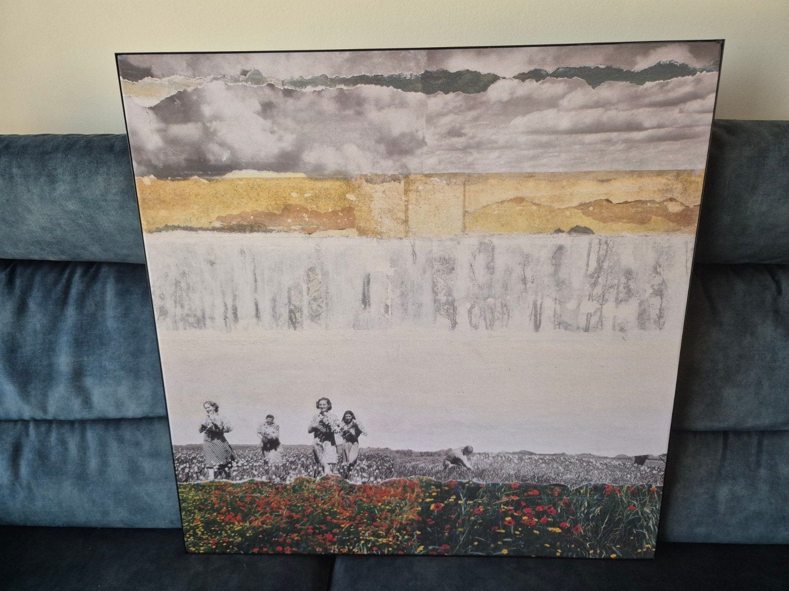 Artframe . verwisselbare Canvas afbeelding: Wallflowers, Kunststof, Ophalen of Verzenden, Zo goed als nieuw, Zwart