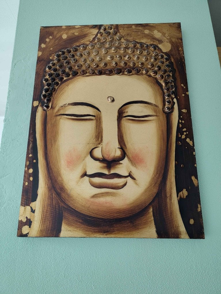 Buddhist art with some textured jewelry, Ophalen, Wanddecoratie