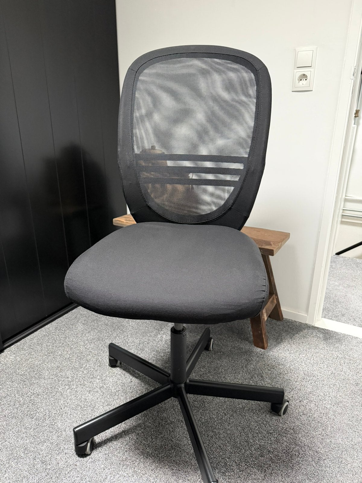 IKEA Flintan bureaustoel, Huis en Inrichting, Bureaustoelen, Ophalen, Zo goed als nieuw, Zwart
