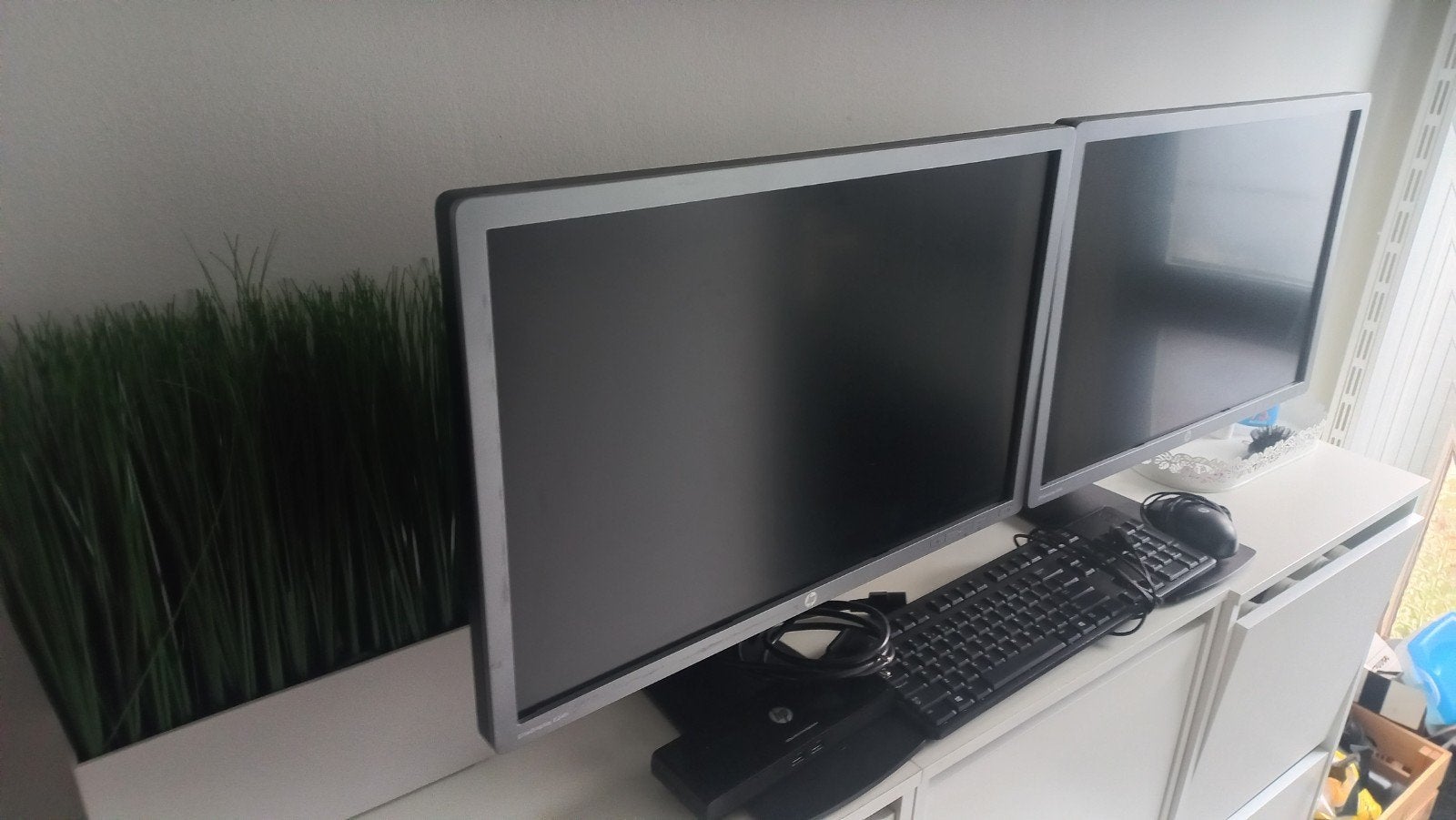 Complete werkplek incl  dockingstation, Computers en Software, Gebruikt, IPS, In hoogte verstelbaar, Full HD
