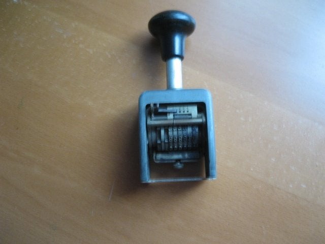 jaren 50/60 stempel nummeraar, Ophalen of Verzenden, Huis en Inrichting
