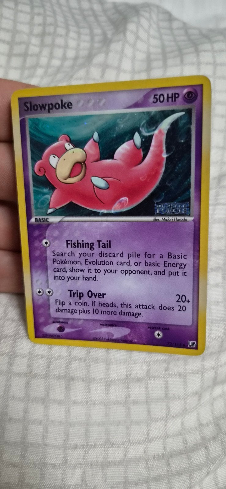 Slowpoke Pokémon kaart 72/115 Unseen Forces (LP)