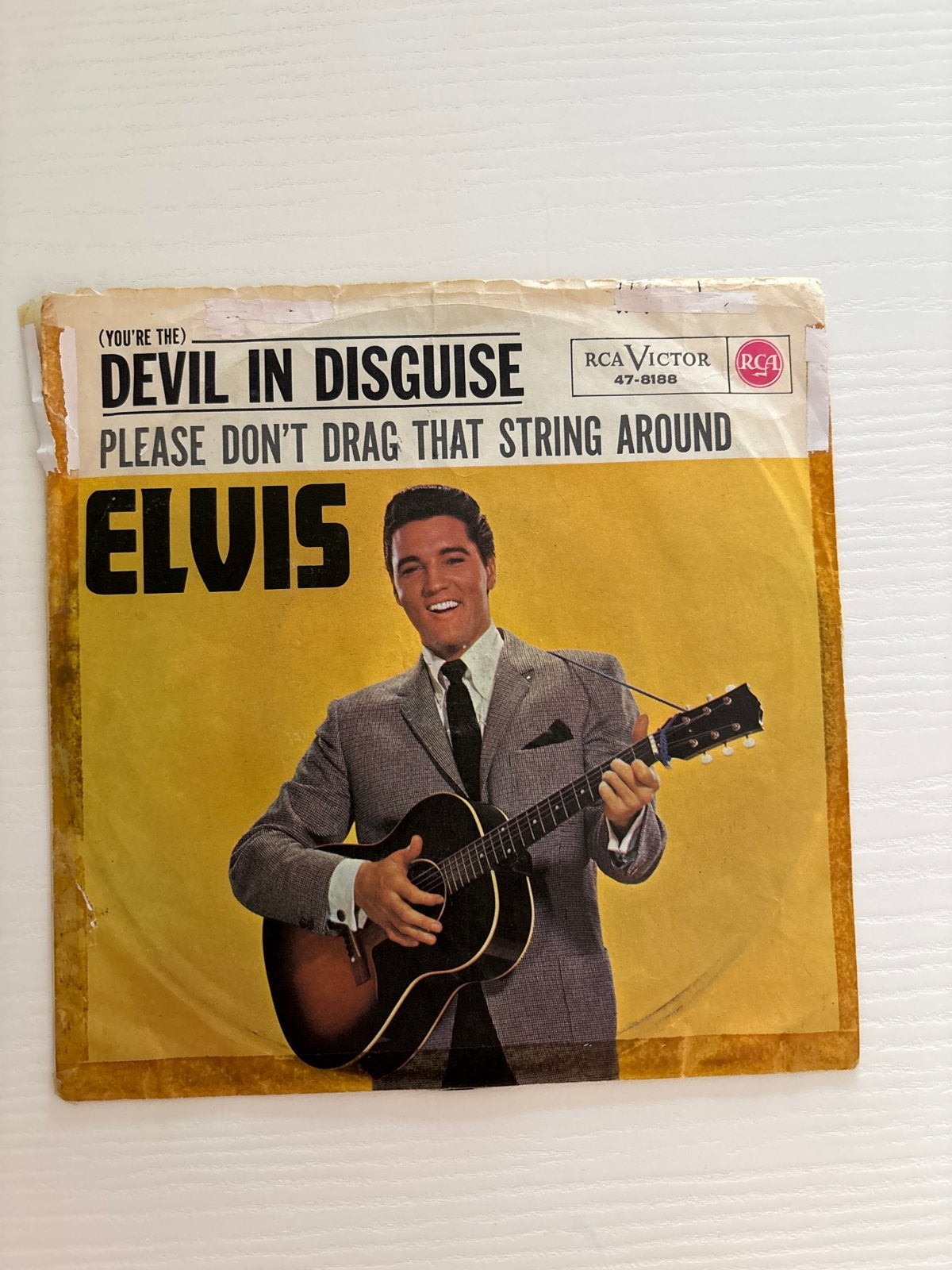 Elvis Presley - (You're The) Devil In Disguise 45 toeren, Ophalen of Verzenden, Gebruikt, Cd of Plaat