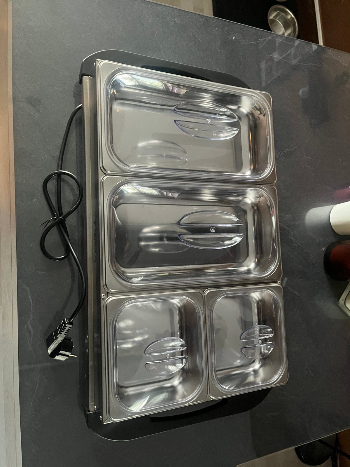 Buffetwarmer 300W - Chafing dish, Ophalen, Overige typen, Nieuw, Grijs