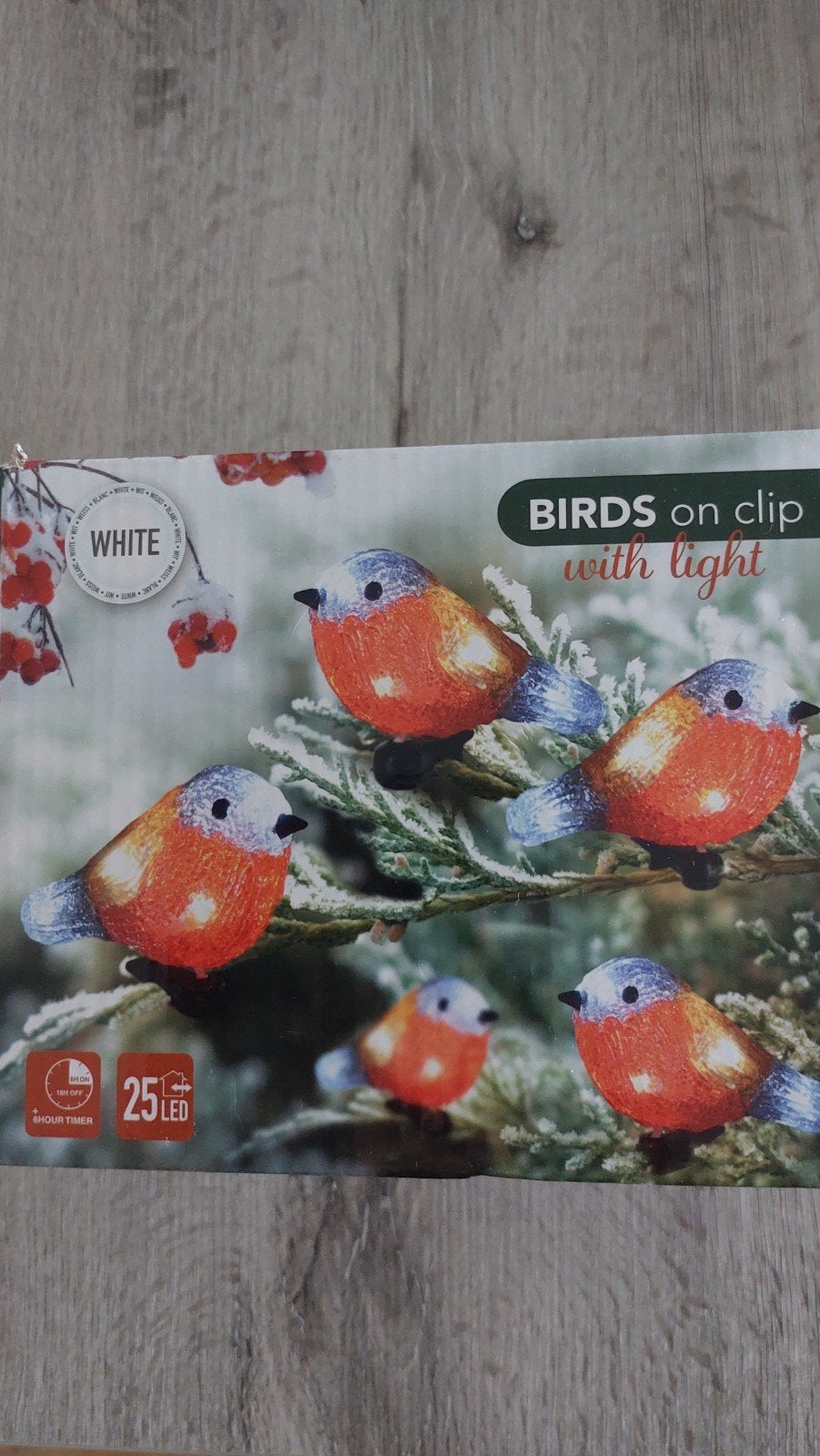 Vogelverlichting met clips, Ophalen, Overige stijlen, Kunststof, Zo goed als nieuw