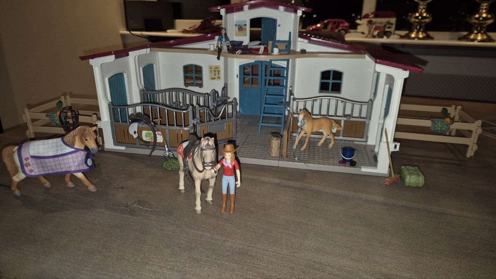 Grote Schleich Horse Club Collectie  Diverse Sets en Paarden, Ophalen of Verzenden, Zo goed als nieuw, Jongen of Meisje
