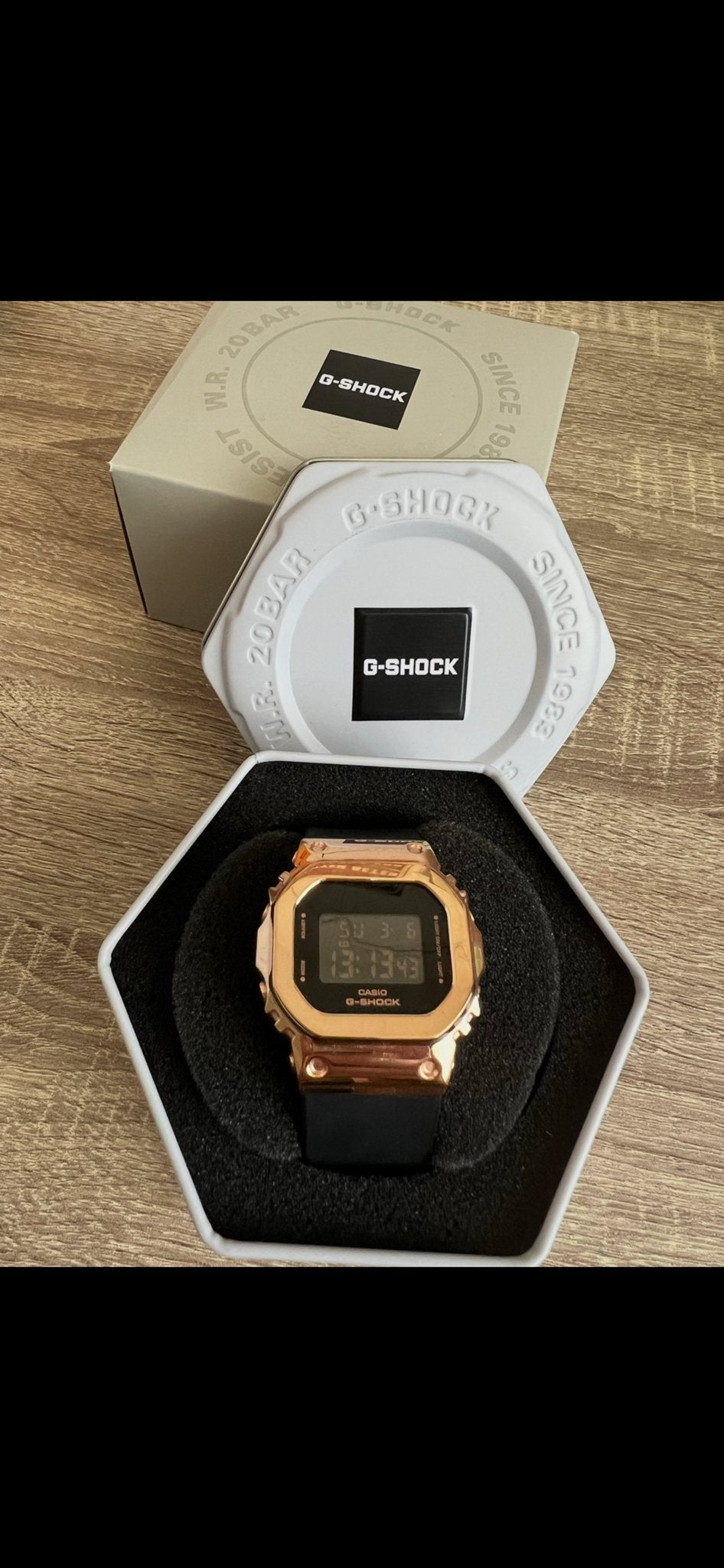 Casio G-Shock GM-S5600PG Roségoud Horloge, Overige merken, Staal, Polshorloge, Ophalen of Verzenden