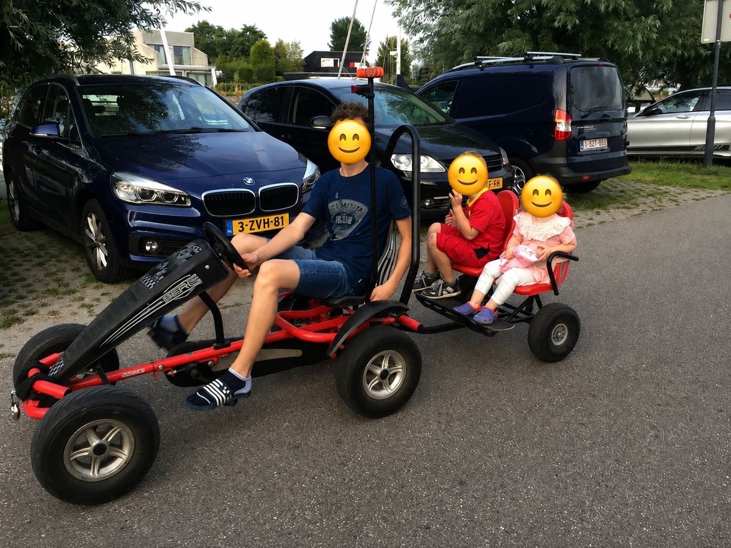 Prachtige Berg skelter voor 4 personen !!!!!, Kinderen en Baby's, Speelgoed | Buiten | Skelters, Ophalen, Gebruikt, Berg, Duozit