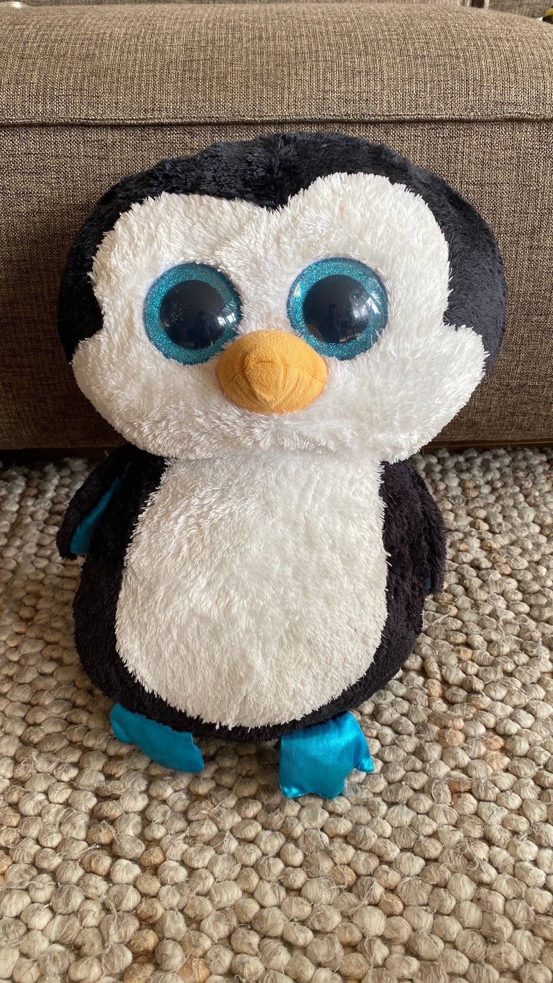 Ty beanie boo grote pinguïn knuffel!, Pinguïn, Overige karakters, Ophalen of Verzenden, Zo goed als nieuw
