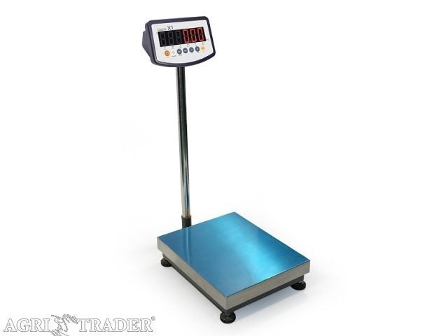Bankweegschaal 40 x 50 cm 150 kg 20 gram led indicator