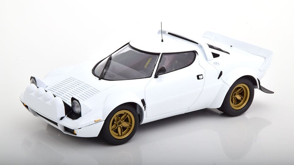Lancia Stratos “Plain Body Version” 1974 Wit 1-18 Minichamps, Minichamps, Auto, Nieuw, Ophalen of Verzenden