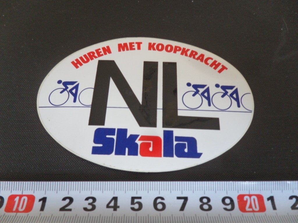 sticker Huren met koopkracht NL  SKALA  Bumpersticker *, Ophalen of Verzenden, Zo goed als nieuw