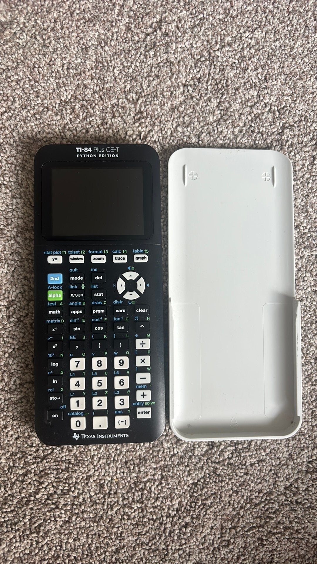 Grafische rekenmachine texas instruments, TI-84 Plus CE-T, Ophalen of Verzenden, Grafische rekenmachine, Gebruikt