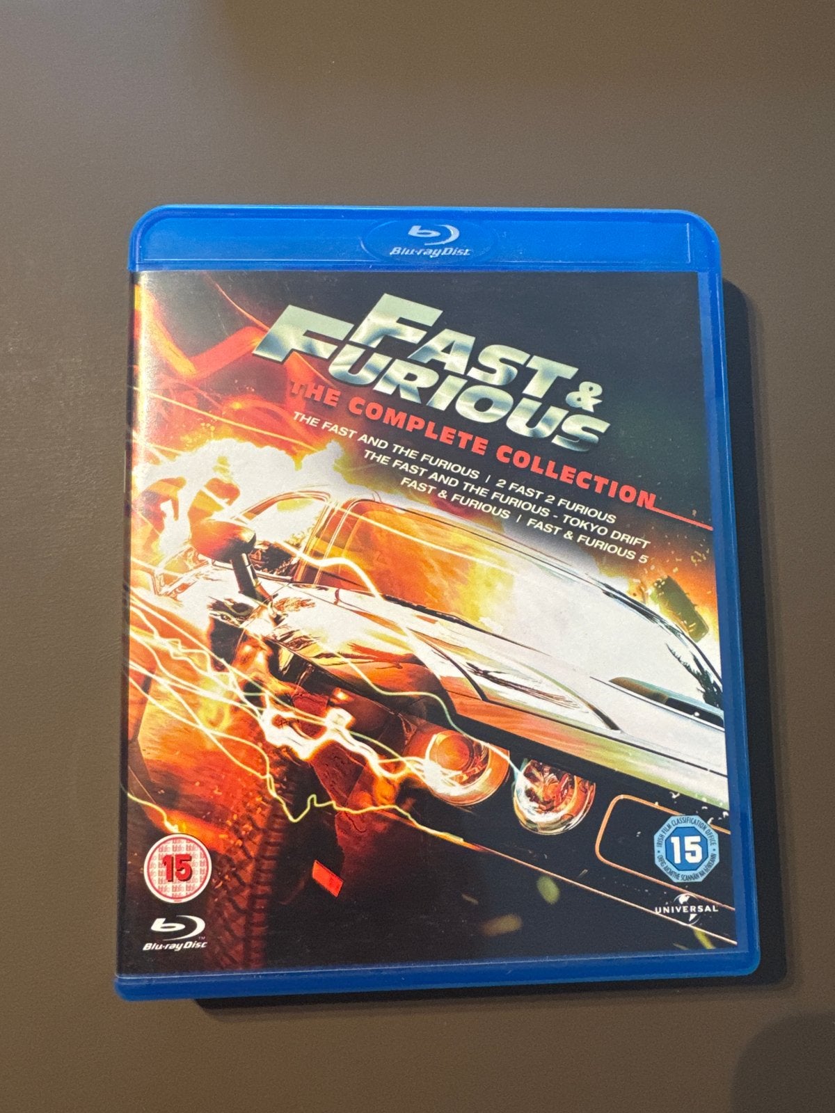 Fast & Furious: The Complete Collection Blu-ray (Deel 1-5), Engels, Vanaf 16 jaar, Nederlands, Boxset