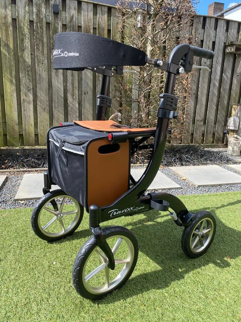 Travixx Traveller medipoint rollator - Topstaat!, Ophalen, Opvouwbaar, Zo goed als nieuw
