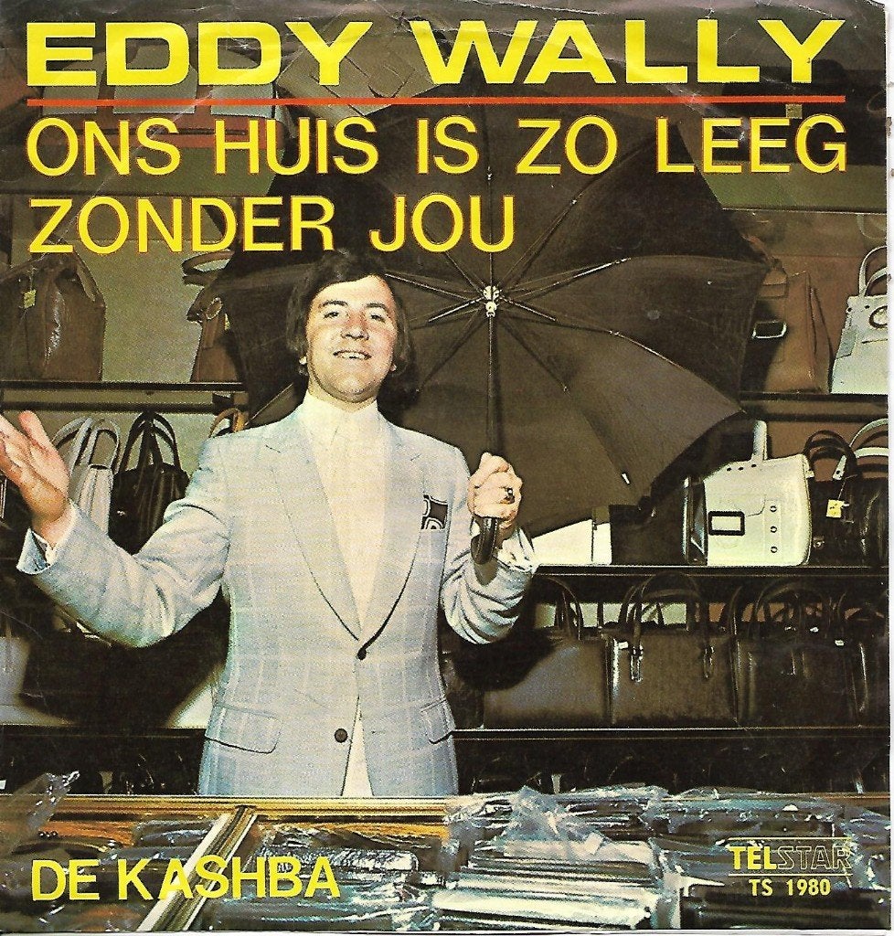 Eddy Wally - Ons Huis Is Zo Leeg Zonder Jou (Telstar), Ophalen of Verzenden, Gebruikt, Nederlandstalig