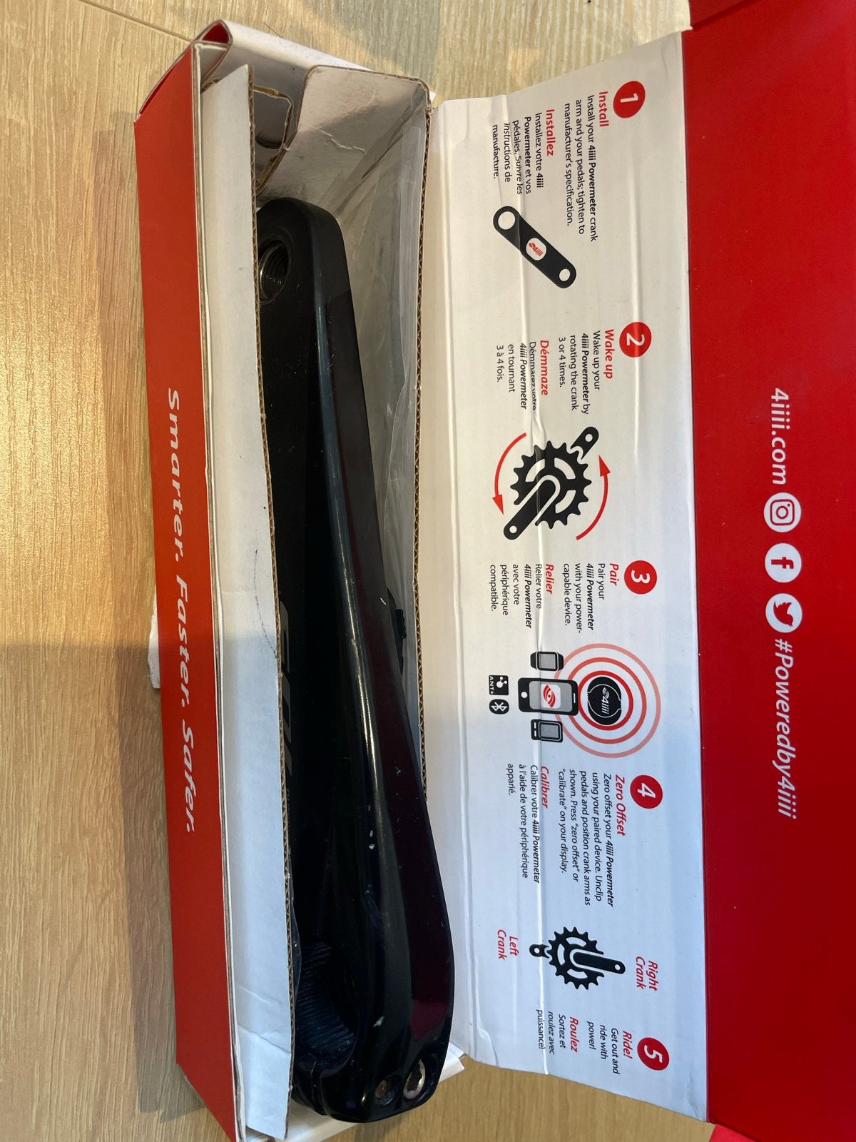 4iiii Precision Powermeter Shimano 105 Crankarm 172.5mm, Fietsen en Brommers, Ophalen of Verzenden, Zo goed als nieuw
