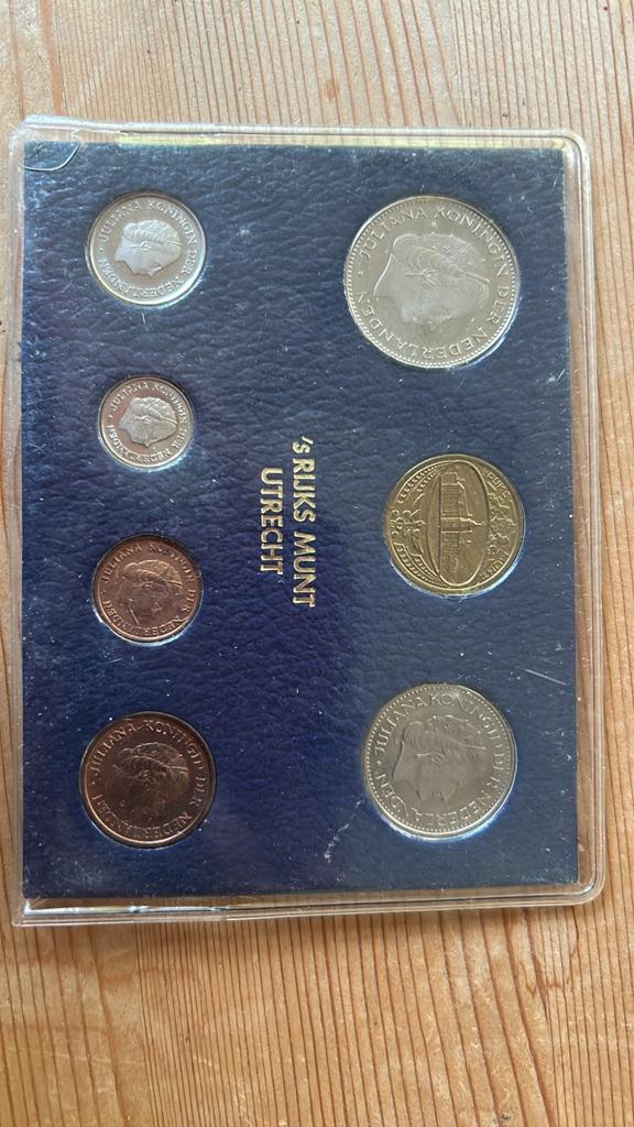 Setje munten 1979 uitgave rijks munt, Ophalen of Verzenden, Koningin Juliana, Overige waardes, Setje