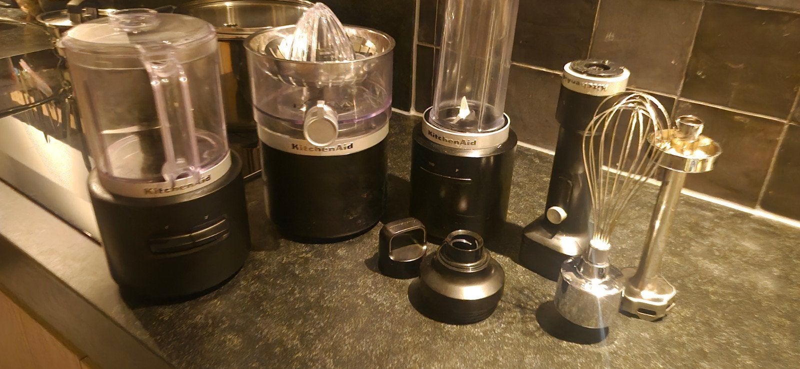 kitchenaid  go set, Ophalen of Verzenden, Zo goed als nieuw, Zwart, Overige merken