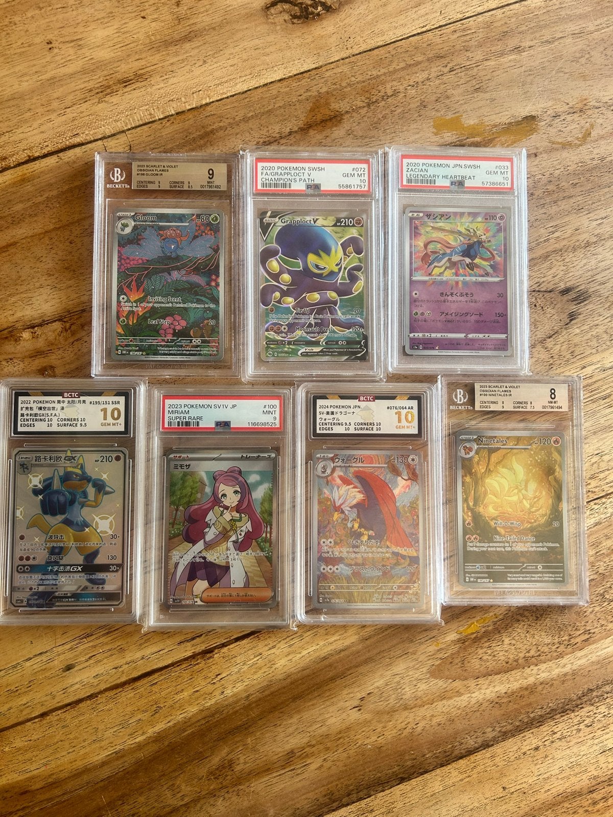 Pokémon Kaarten Slabs: Vintage & Modern Collectie, Ophalen of Verzenden, Zo goed als nieuw, Meerdere kaarten