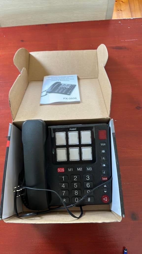 Fysic FX-3930, Ophalen, 1 handset