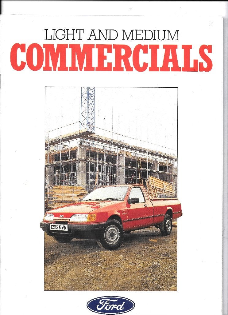 FORD "LIGHT & MEDIUM COMMERCIALS"  1988, Ophalen of Verzenden, Zo goed als nieuw, Ford