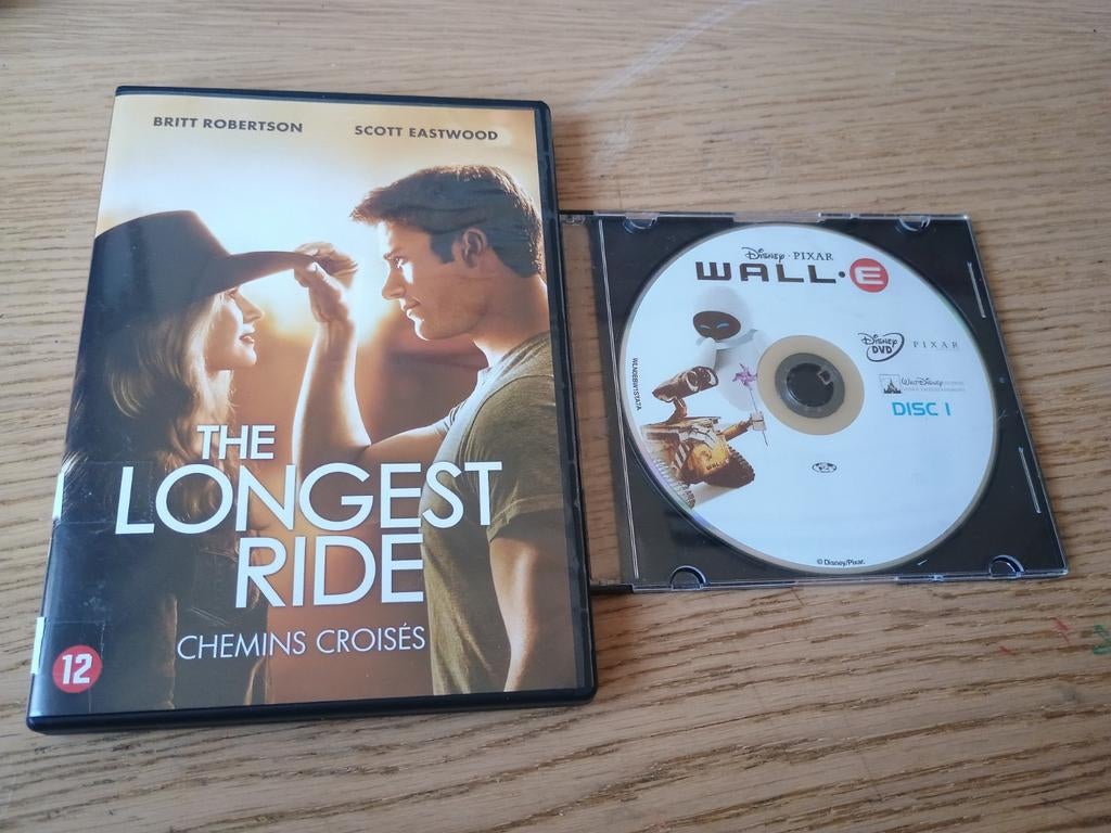 The Longest Ride & WALL-E DVD's, Vanaf 12 jaar, Ophalen of Verzenden, Gebruikt, Drama