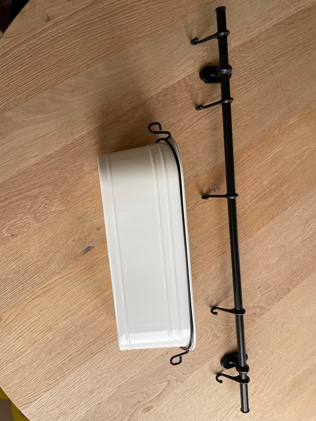 IKEA FINTORP Stang met Pot - 80 cm, Ophalen, Gebruikt, Zwart, Metaal