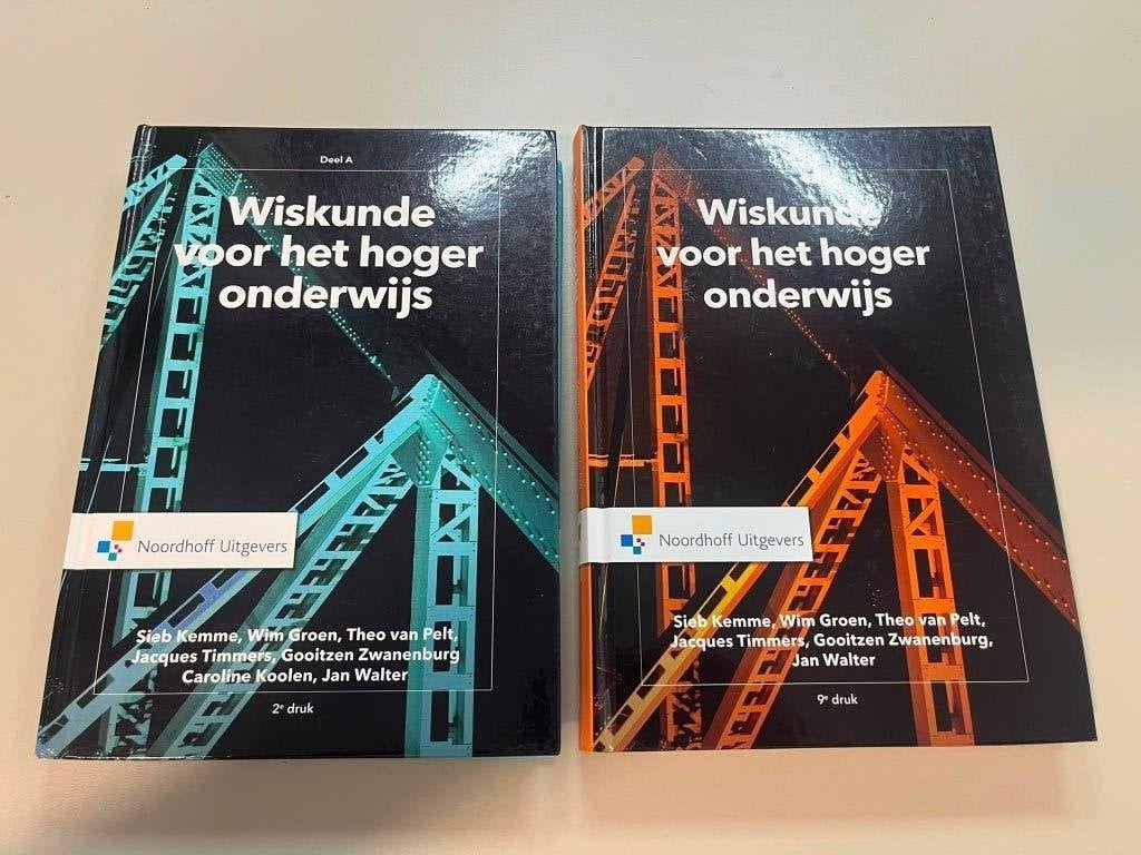 Wiskunde voor hoger onderwijs Deel A & B, Ophalen of Verzenden, Zo goed als nieuw, Noordhoff Uitgevers, Natuurwetenschap