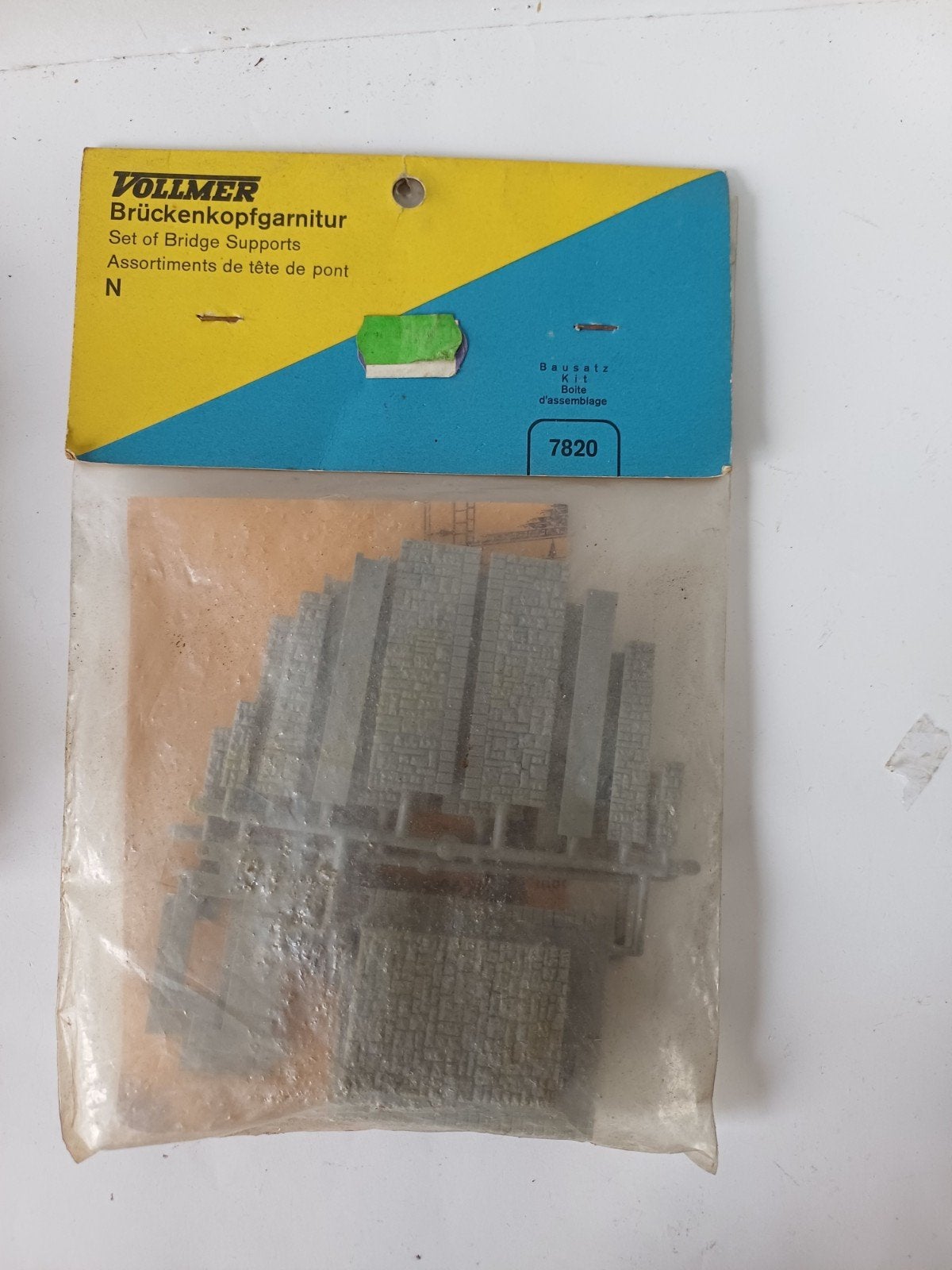 vollmer brudelen HO H0 Plastic 1960’s voor bij, Ophalen of Verzenden, Gelijkstroom of Wisselstroom, Brug, Tunnel of Gebouw, Overige merken