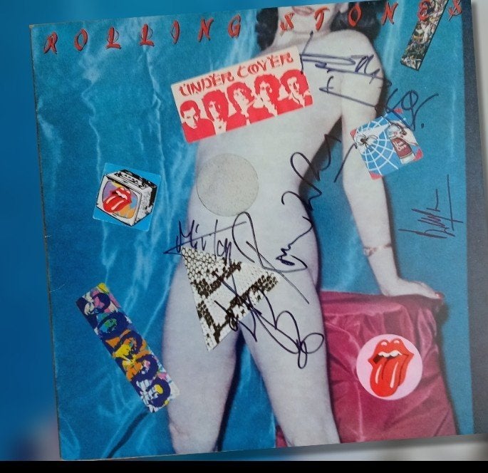 Gesigneerd The Rolling Stones album - PSA/DNA Certificaat, Verzenden, Gebruikt