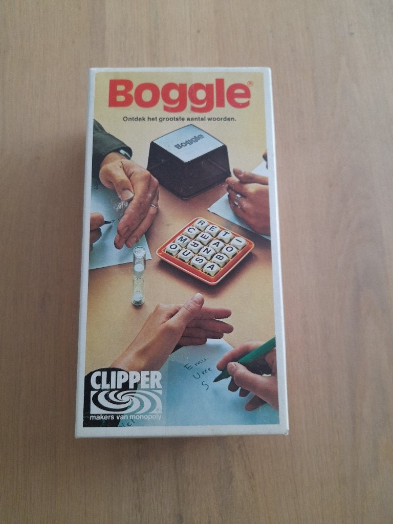 Boggle Woordspel, Een of twee spelers, Ophalen of Verzenden, Gebruikt, Clipper